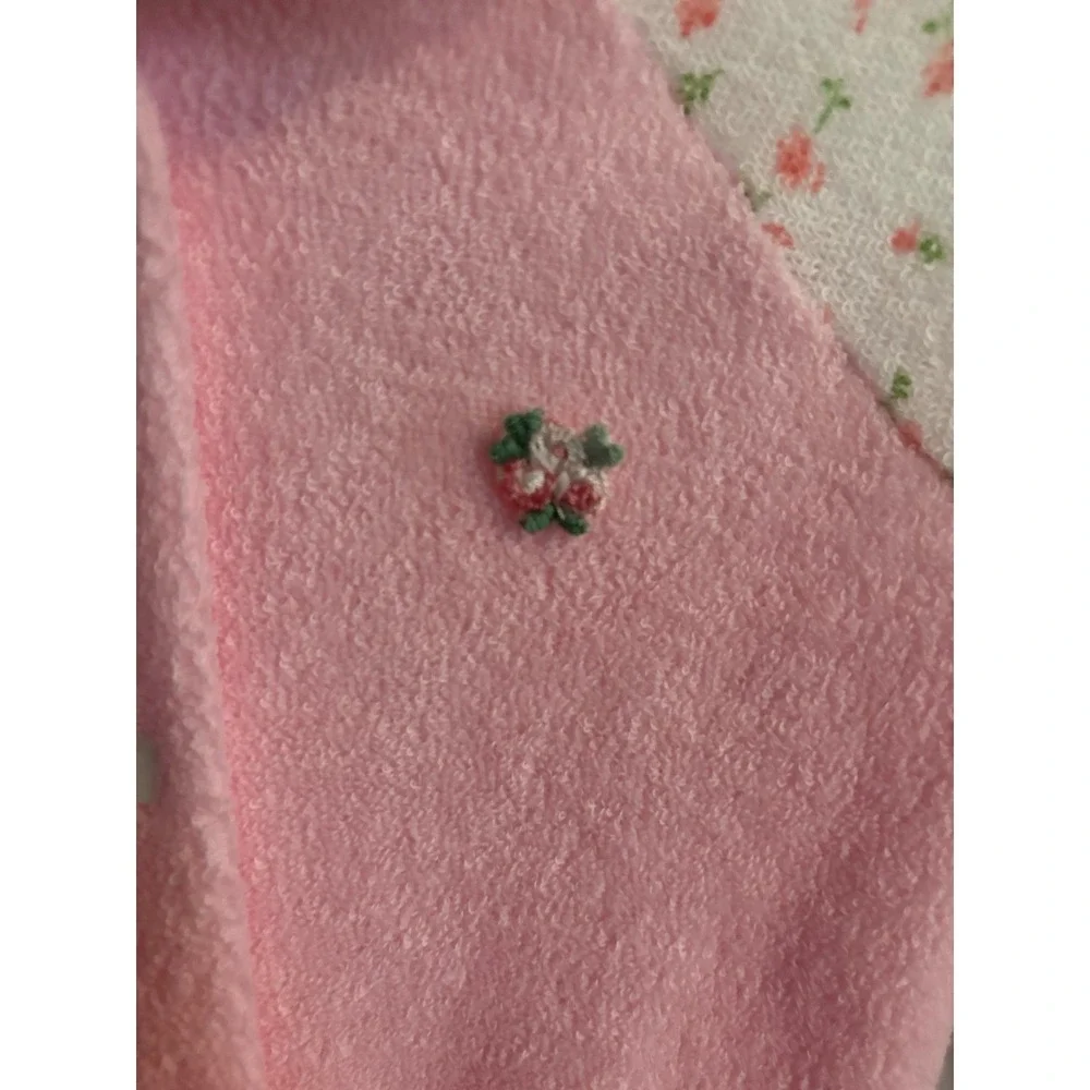 Gerber Baby Girls Pink Floral Long Sleeve Footie Pajamas‎ Sleepers Size M 17 lbs